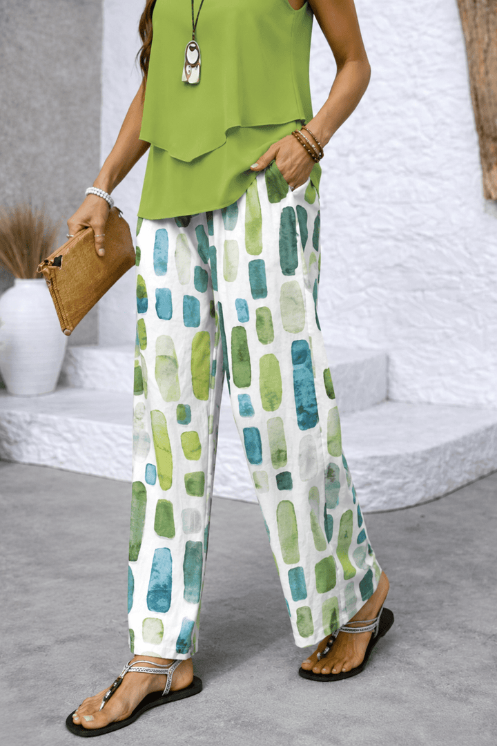 Women's Flowing Summer Two-Piece Set