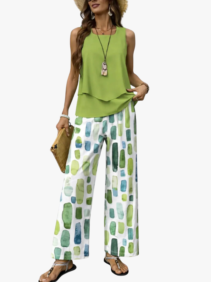 Women's Flowing Summer Two-Piece Set