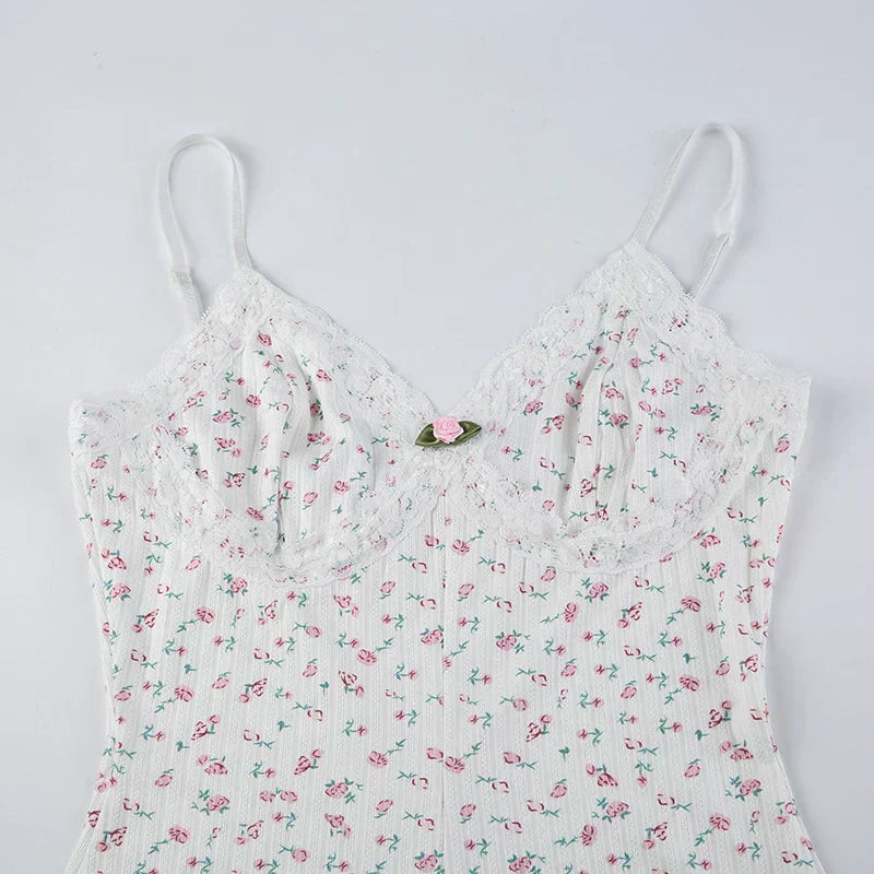 JOY™ – Dreamy Floral Sleeveless Bodysuit