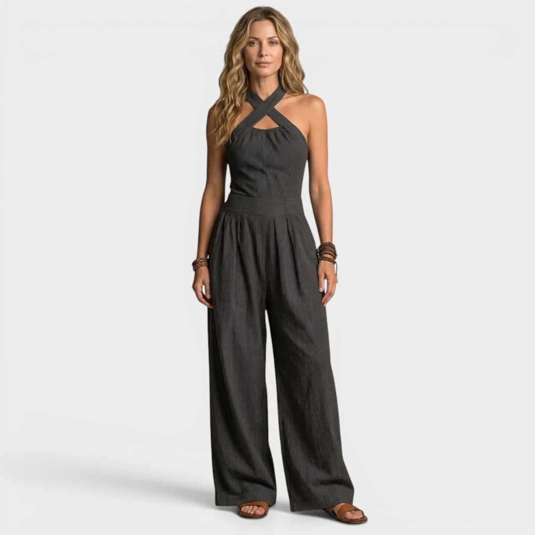 Flavie | Elegant Wrap Jumpsuit